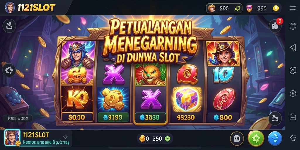 Screenshot dari gameplay menegangkan di 1121SLOT.