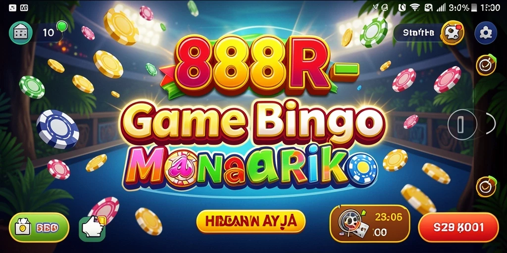 Screenshot gameplay bingo di 888R yang seru dan interaktif.