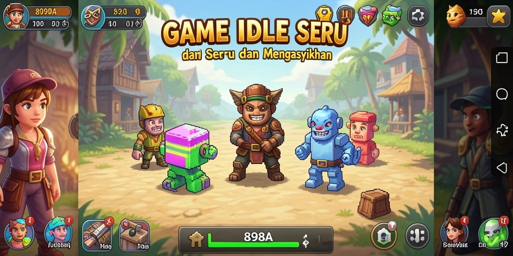 Tampilan gameplay 898A yang seru dan menarik.