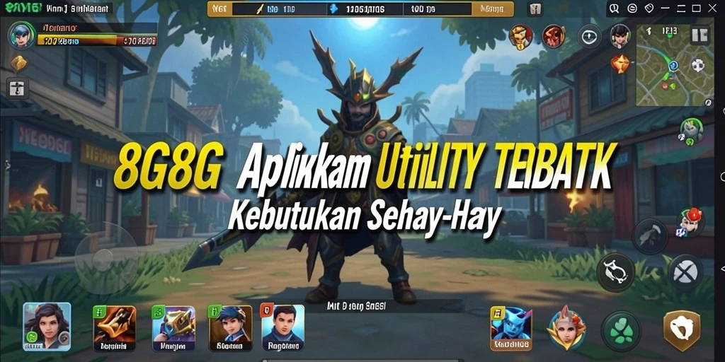 Tampilan utama aplikasi 8G8G dalam kategori Utility.
