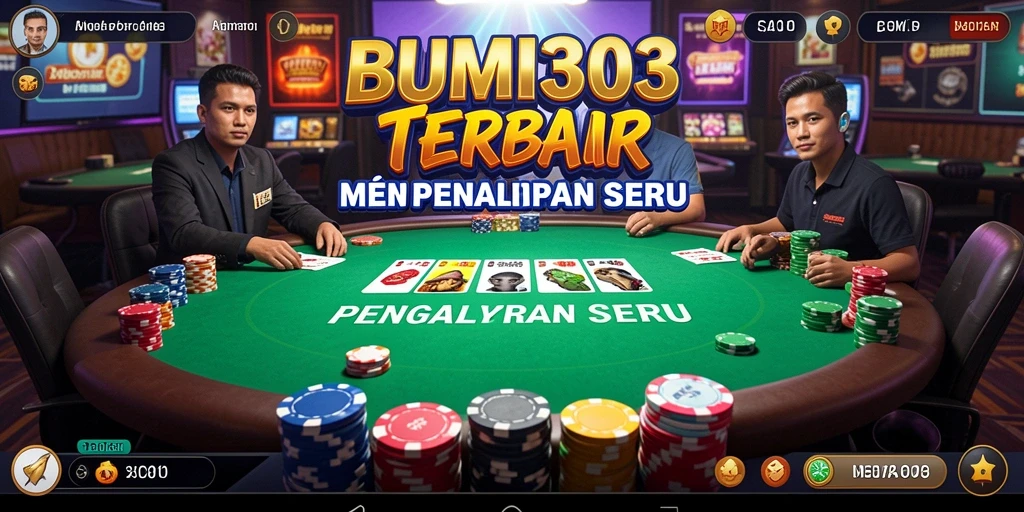 Tampilan gameplay seru di BUMI303 dengan pemain bertanding.