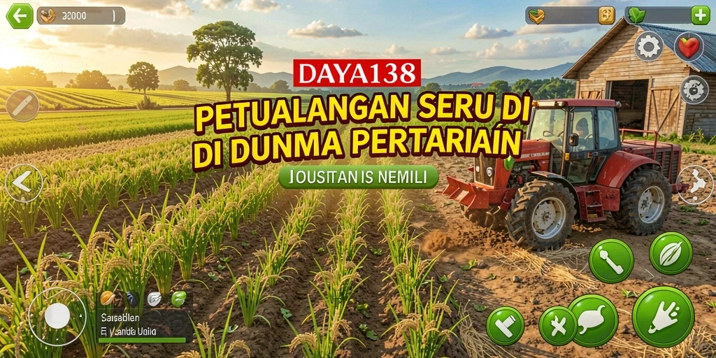 Tampilan gameplay DAYA138 yang memukau di lahan pertanian.