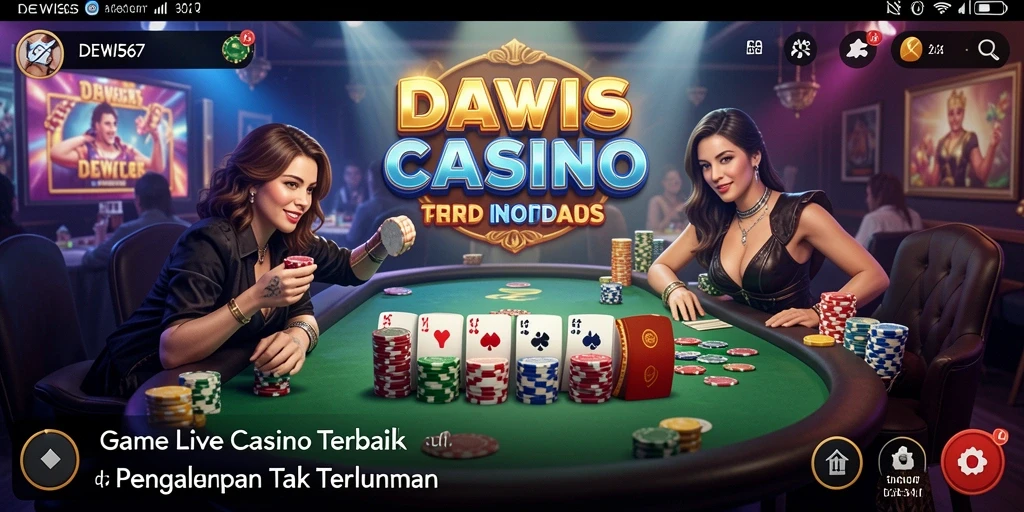 Gameplay Live Casino yang menegangkan dan interaktif di DEWI567.