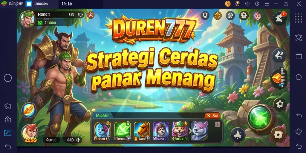 Tampilan gameplay DUREN777 yang menegangkan dan penuh strategi.