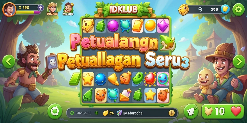 Tampilan menarik dari gameplay IDKLUB yang seru.