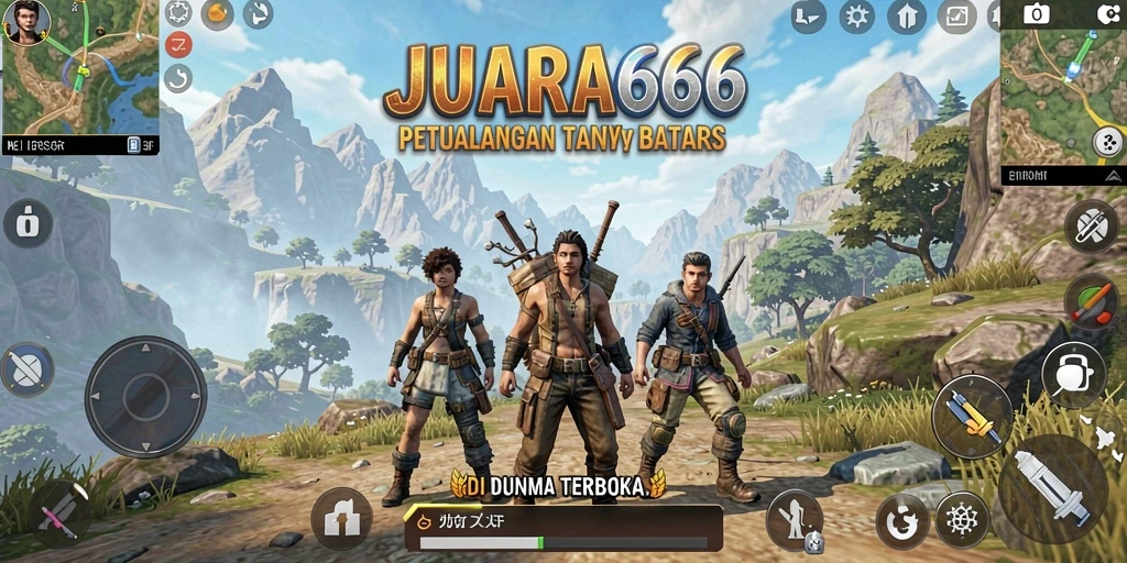 Tampilan gameplay JUARA666 dalam dunia terbuka yang menakjubkan.