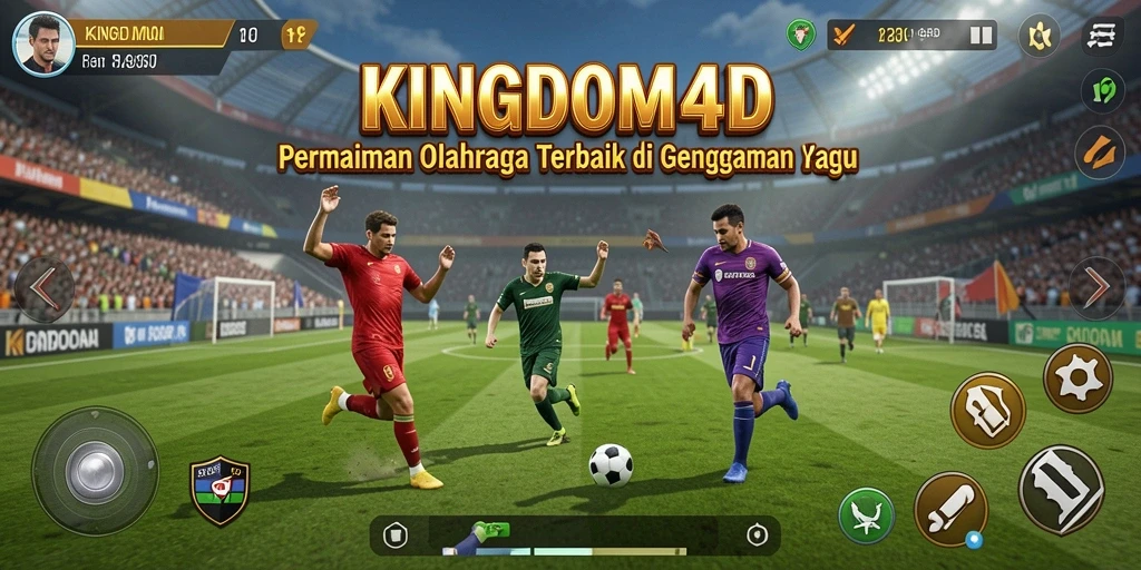 Tangkapan layar KINGDOM4D menampilkan aksi olahraga yang mendebarkan.