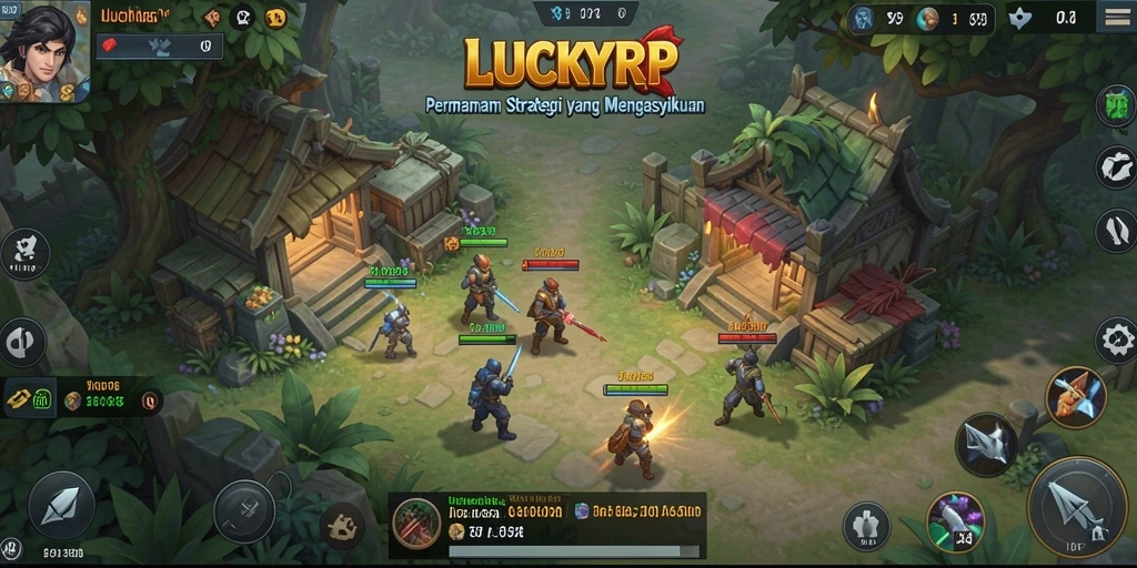Tampilan gameplay <strong>LUCKYRP</strong> yang dinamis dan menarik.
