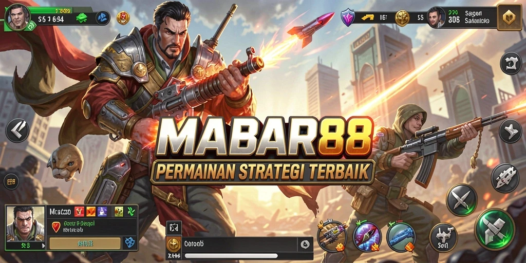 Tampilan gameplay MABAR88 dengan elemen strategi yang dinamis.