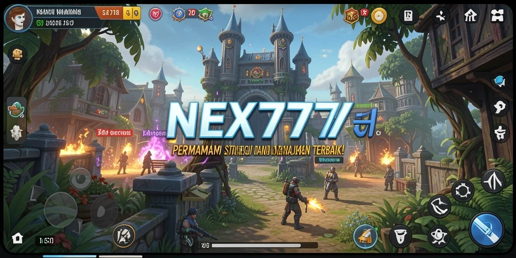 Tangkapan layar menunjukkan aksi mendebarkan dalam permainan NEX777.