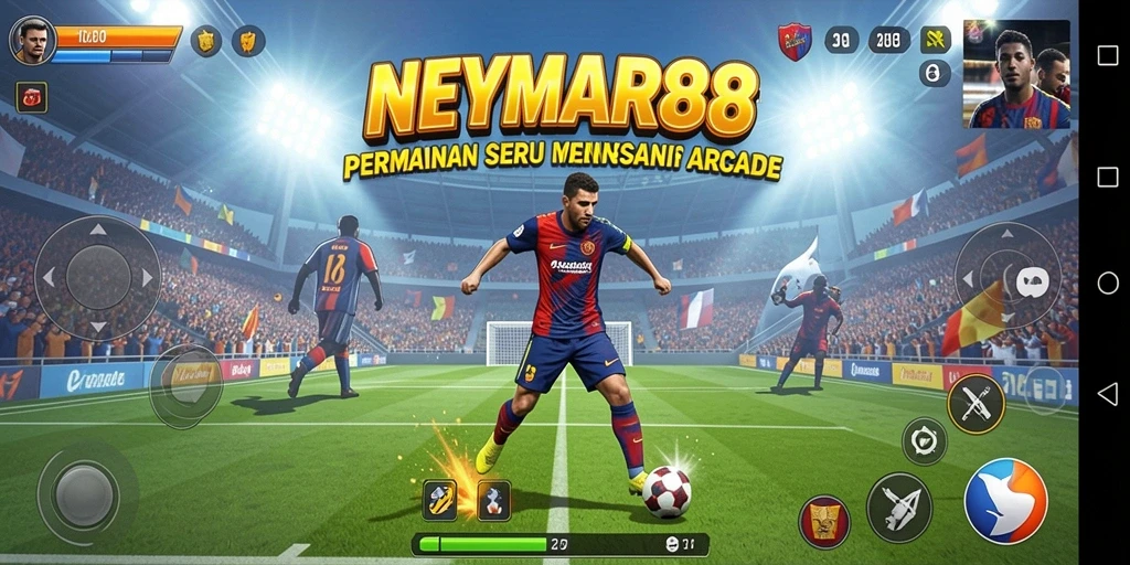 Tampak layar permainan <strong>NEYMAR88</strong> dengan aksi cepat dan tantangan menyenangkan.
