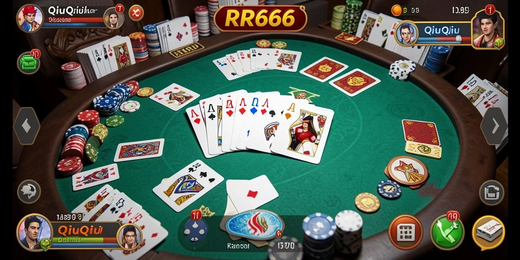 Tampilan gameplay menarik dari permainan QiuQiu RR666.