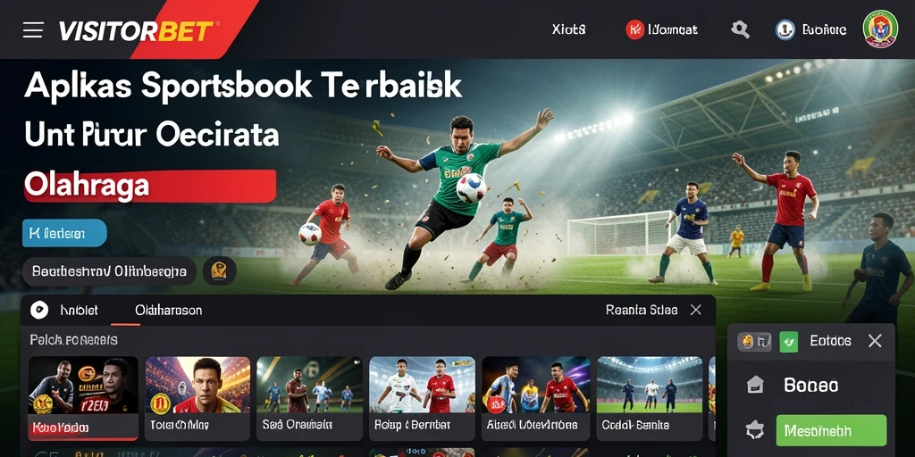 Tampilan gameplay Sportsbook yang menarik dan interaktif di VISITORBET.